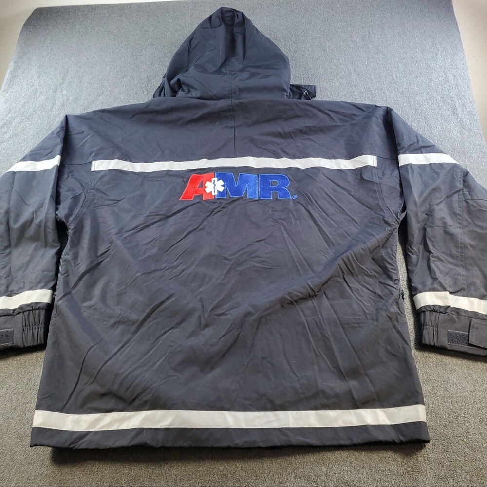VF Imagewear Hoodie Style MD 3006 Men's Black AMR 3 in 1 Jacket Size RG- Large
